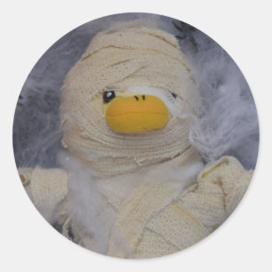 Danny Duck the Mummy  Classic Round Sticker