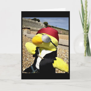 Danny Duck the Pirate Birthday card