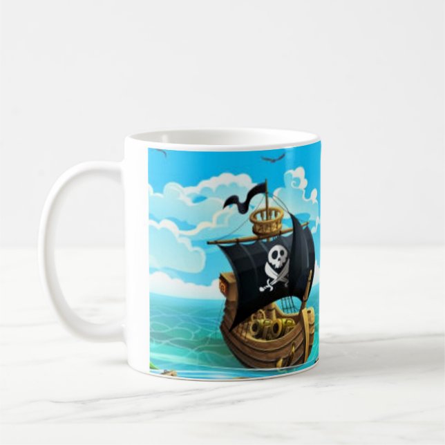 Danny Duck the Pirate Coffee Mug (Left)