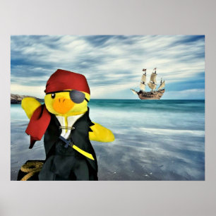 Danny Duck the Pirate. Poster