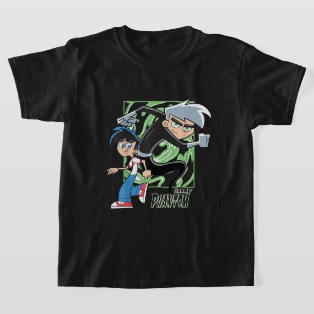 Danny Phantom With Both Danny And Phantom  T-Shirt (Laydown)