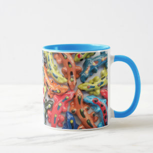 "Danny's Lizard Fiesta" Ceramic Lizard Mug - Fun!