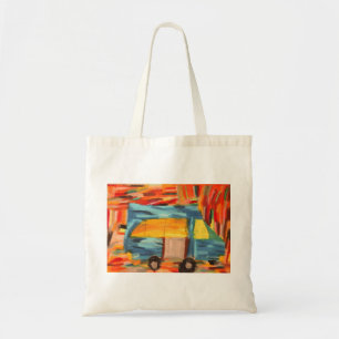 Dannysylee The Travel Car Budget Tote Bag