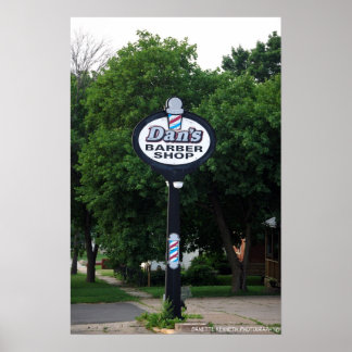 Dan's Barber Shop Poster