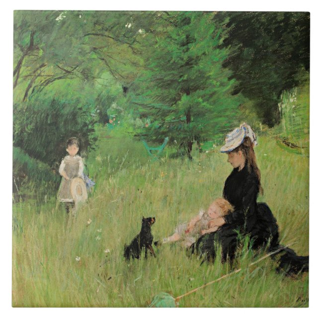 Dans le Parc by Berthe Ceramic Tile (Front)