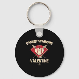 Dansby Swanson Is My Valentine Atlanta Sell Player Key Ring