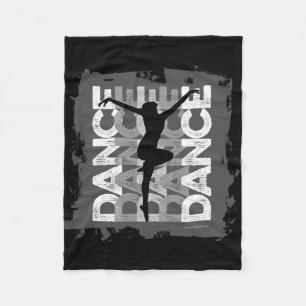 Danse et Lettres (Dance) Fleece Blanket