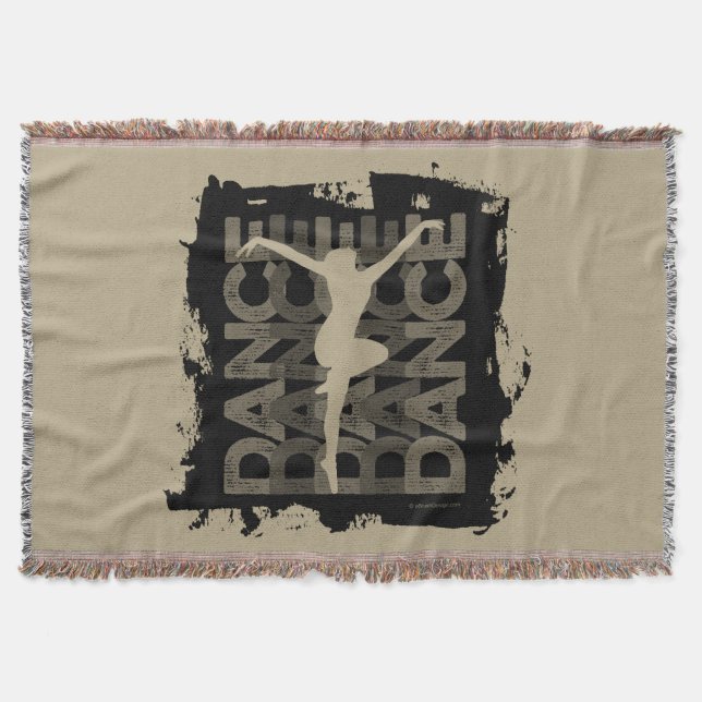 Danse et Lettres (Dance) Throw Blanket (Front)