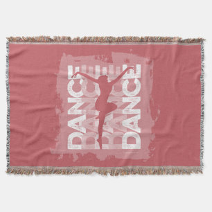 Danse et Lettres (Dance) Throw Blanket