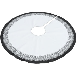 Danse Macabre Border Brushed Polyester Tree Skirt