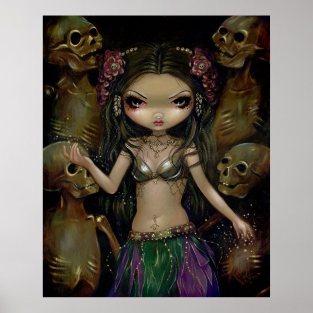 Danse Macabre - Tribal Fusion - gothic fairy Print (Front)