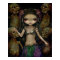 Danse Macabre - Tribal Fusion - gothic fairy Print