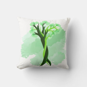 Dansing Trees in Love, Loving Couple, Wedding  Cushion