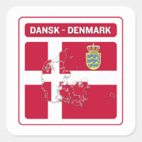 Dansk Denmark Flag