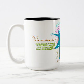 Dansuer Ballet for boys and men Two-Tone Coffee Mug