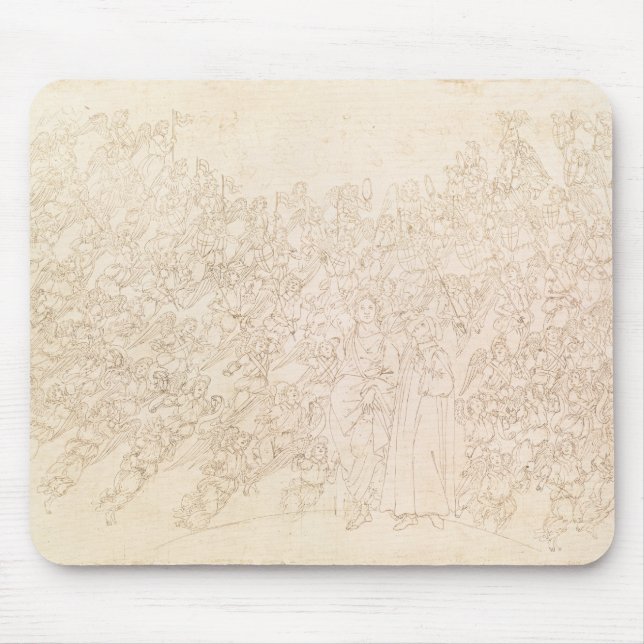 Dante and Beatrice, from Dante's `Divine Mouse Pad (Front)
