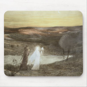Dante and Beatrice, from 'L'Estampe Moderne', publ Mouse Pad