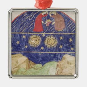 Dante and Beatrice Metal Tree Decoration