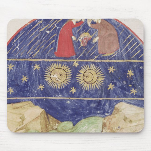Dante and Beatrice Mouse Pad (Front)