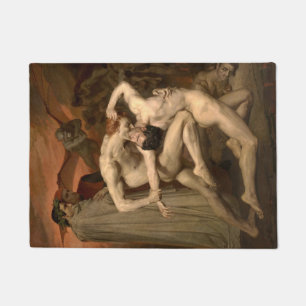 Dante and Virgil in Hell (by Bouguereau) Doormat