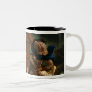 Dante and Virgil in the Underworld, 1822 Two-Tone Coffee Mug