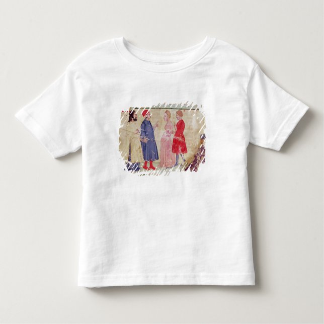 Dante and Virgil  with Francesca da Rimini Toddler T-Shirt (Front)