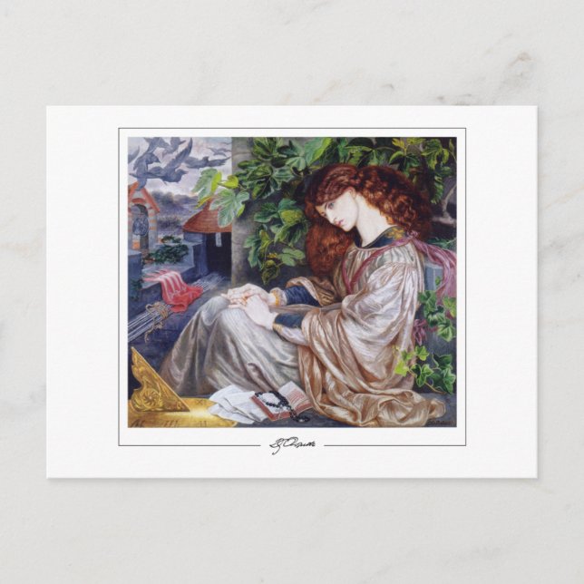 Dante Gabriel Rossetti #1 - Fine Art Postcard (Front)