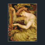 Dante Gabriel Rossetti- A Sea Spell Postcard<br><div class="desc">This Romanticism portrait masterpiece titled, A Sea Spell is made by the famous painter, Dante Gabriel Rossetti using oil on canvas in 1877. Dante Gabriel Rossetti was an English poet, illustrator, painter and translator. He was one of the founders of the Pre-Raphaelite Brotherhood in 1848, and was later to be...</div>