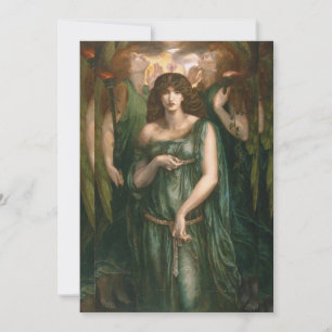 Dante Gabriel Rossetti - Astarte Syriaca Invitation