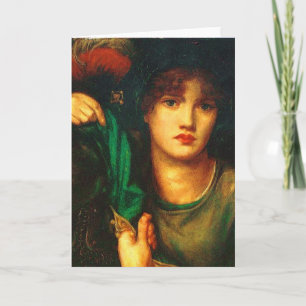 Dante Gabriel Rossetti Greensleeves card