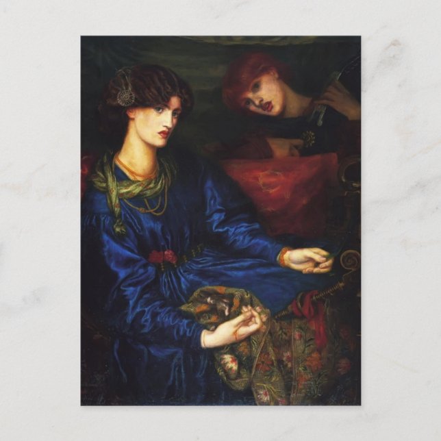 Dante Gabriel Rossetti- Mariana Postcard (Front)