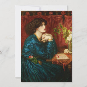 Dante Gabriel Rossetti - Mrs. William Morris Invitation