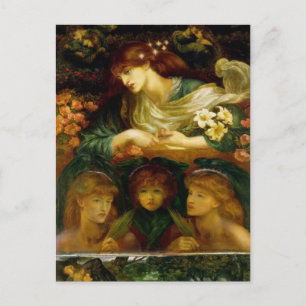 Dante Gabriel Rossetti- The Blessed Damozel Postcard