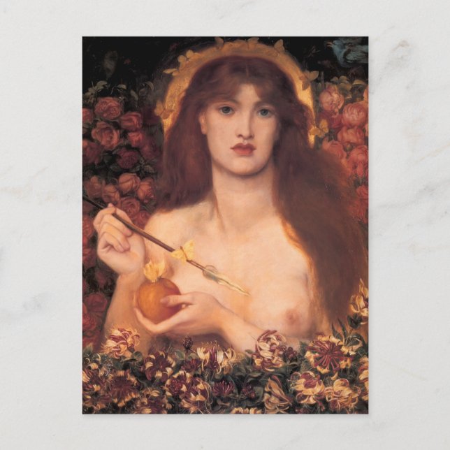 Dante Gabriel Rossetti- Venus Verticordia Postcard (Front)