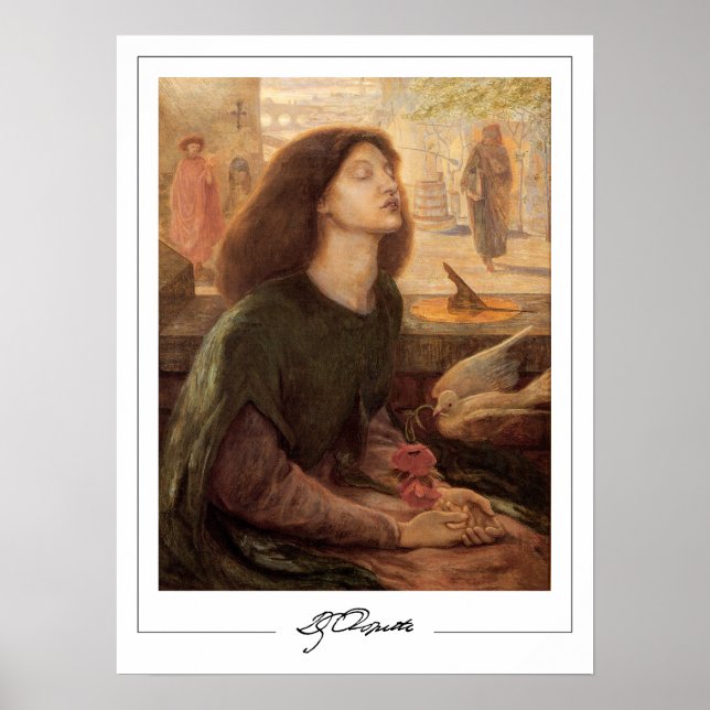 Dante Gabriel Rossetti Zedign Art Poster #42 (Front)