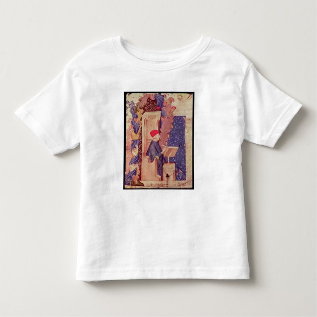 Dante writing 'The Divine Comedy' Toddler T-Shirt (Front)