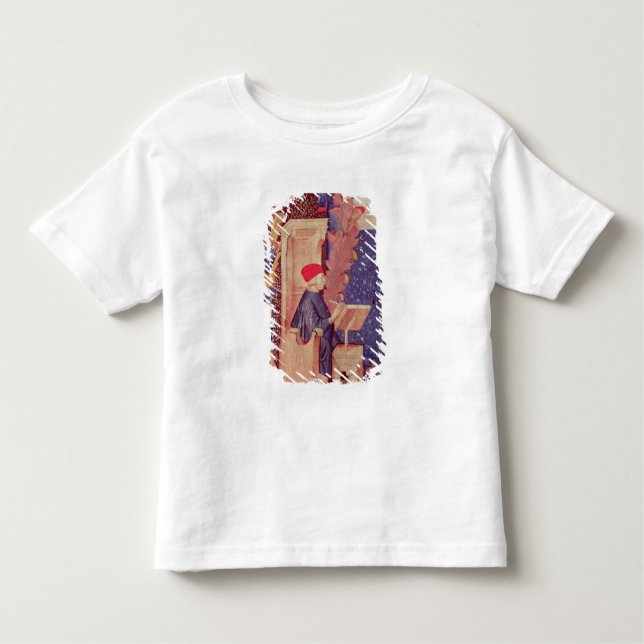 Dante writing 'The Divine Comedy' Toddler T-Shirt (Front)