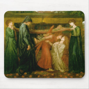 Dante's dream at the time of the death of Beatrice Mouse Pad