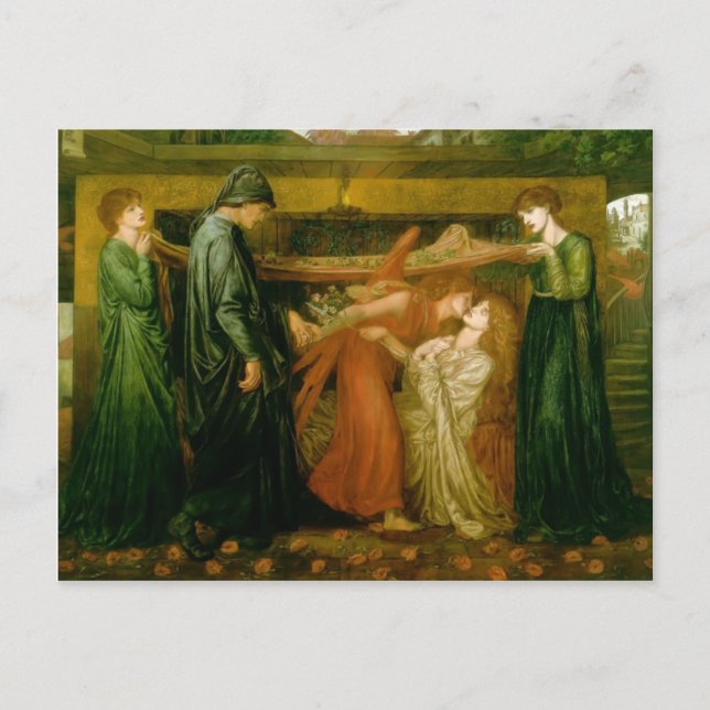 Dante's Dream by Dante Gabriel Rossetti Postcard (Front)