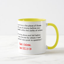 Dante's Inferno, Canto XIX Mug