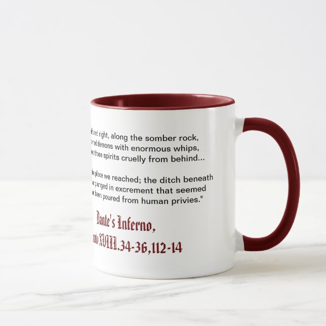 Dante's Inferno, Canto XVIII Mug (Right)