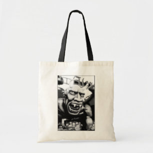 Dante's Inferno Devil Budget Canvas Tote Bag