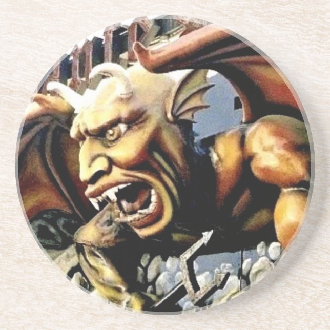 Dante's Inferno Spookhouse Demon Coaster (Front)
