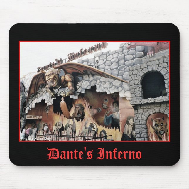 Dante's Inferno Spookhouse Mousepad (Front)