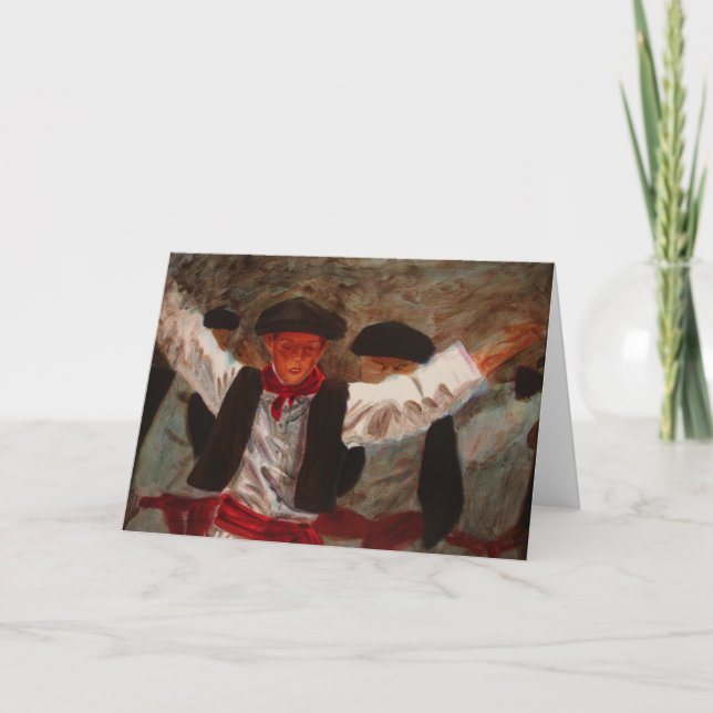 Dantzaritxiti - Basque Dancer Card (Front)