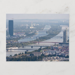 Danube and New Danube Postcard