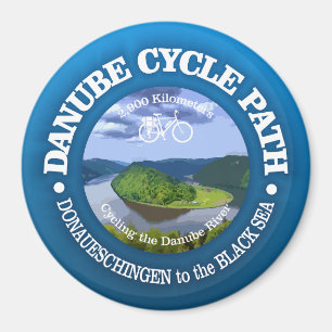 Danube Cycle Path (cycling c) Magnet