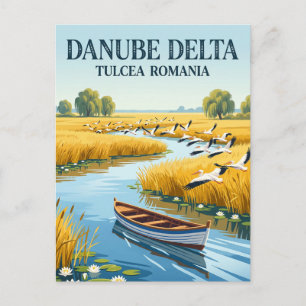 Danube Delta Romania Postcard