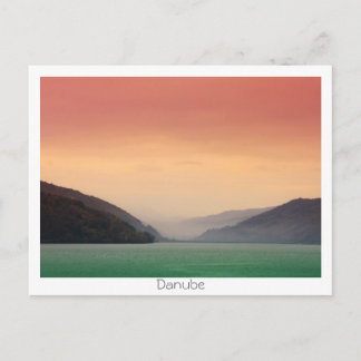 Danube River Postcard