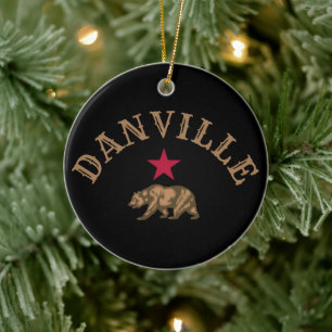 Danville, California Ceramic Ornament